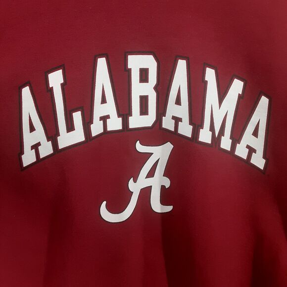 Alabama Crimson Tide Adult Mens S Red Crewneck Sweatshirt NCAA - Picture 1 of 7